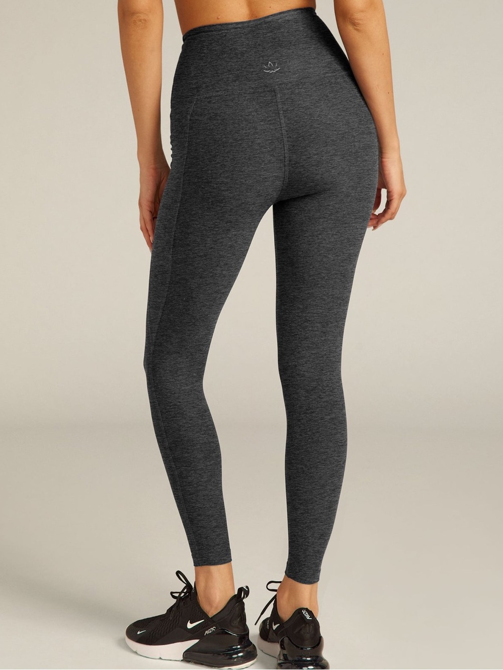 Beyond Yoga Heather Grey Core Spacedye Out Of Pocket High Waisted Leggings Small - Picture 6 of 9
